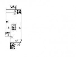 380 Ward St, Newton MA  02459-1217 floor plan