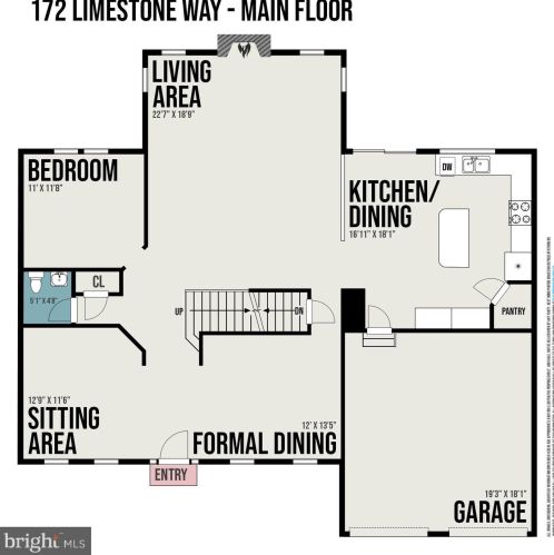 172 Limestone Way, Fredericksburg VA  22406-7466 exterior