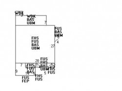 16 Walker St, Newton MA 02460-1518 floor plan