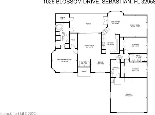 1026 Blossom Dr, Sebastian FL  32958-5110 exterior