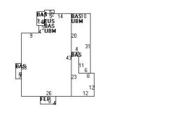 497 Ward St, Newton MA 02459-1108 floor plan
