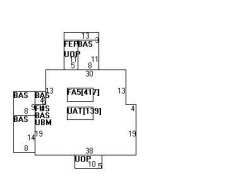 31 Grant Ave, Newton MA  02459-1308 floor plan