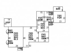 40 The Ledges Rd, Newton MA  02459-2038 floor plan