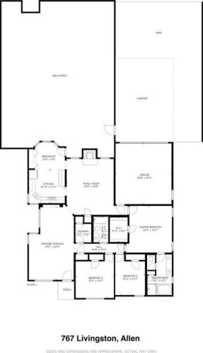 767 Livingston Dr, Allen TX  75002-5229 exterior