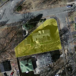 5 Chester St, Newton MA 02461-1415 aerial view