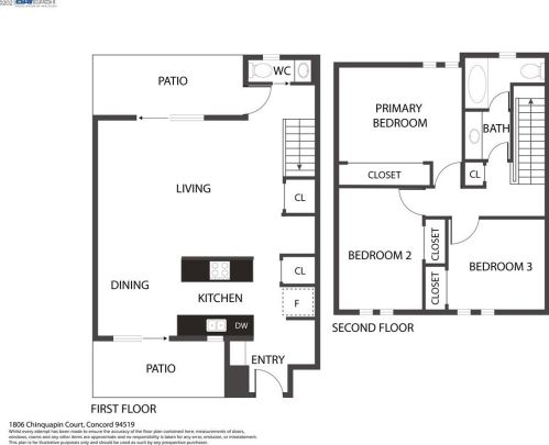 1806 Chinquapin Ct, Concord CA  94519-1592 exterior