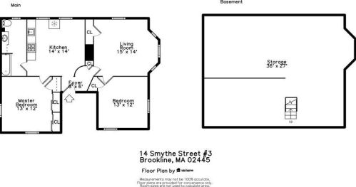 14 Smythe St, Brookline MA 02445-7662 exterior