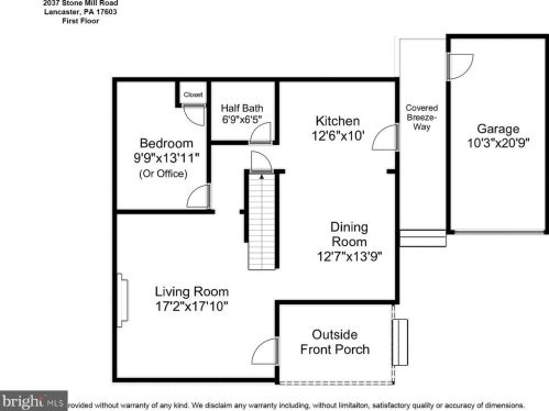 2037 Stone Mill Rd, Lancaster PA  17603-6053 exterior