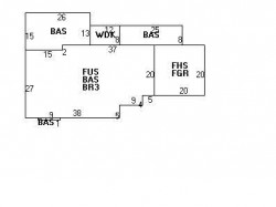 32 Montrose St, Newton MA 02458-2718 floor plan