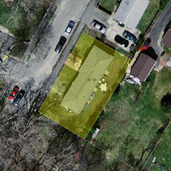 36 Saco St, Newton MA  02464-1338 aerial view