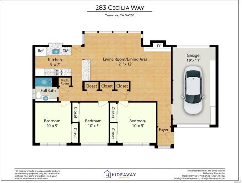 283 Cecilia Way, Tiburon CA  94920-2105 exterior