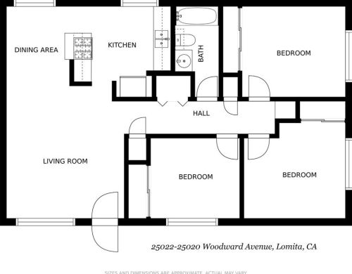 25022 Woodward Ave, Lomita CA  90717-2243 exterior