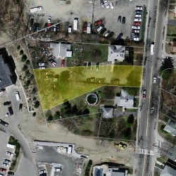 17 Lexington St, Newton MA  02465-1029 aerial view