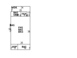18 John St, Newton MA  02459-2305 floor plan
