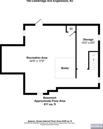 166 Cambridge Ave, Englewood NJ  07631-1625 exterior