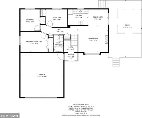 16649 Gehrig St, Lino Lakes MN  55025 exterior