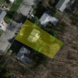 19 Elmhurst Rd, Newton MA  02458-2206 aerial view