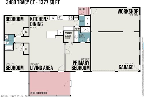 3480 Tracy Ct, Mims, FL 32754-5553