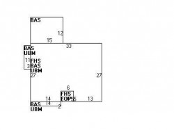 106 Falmouth Rd, Newton MA  02465-1127 floor plan