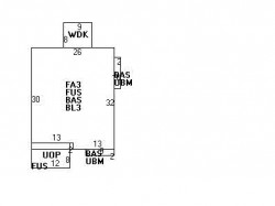 44 Thaxter Rd, Newton MA 02460-1231 floor plan