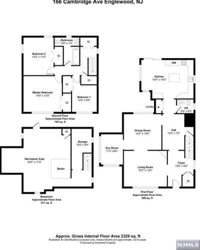 166 Cambridge Ave, Englewood NJ  07631-1625 exterior