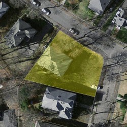 47 Lewis St, Newton MA 02458-1824 aerial view