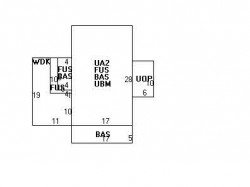 199 Adams St, Newton MA  02458-1244 floor plan