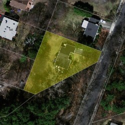 161 Beethoven Ave, Newton MA  02468-1731 aerial view