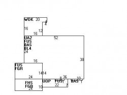 22 Pine Meadow Dr, Newton MA  02466-1366 floor plan