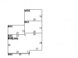 43 Sharpe Rd, Newton MA  02459-3032 floor plan
