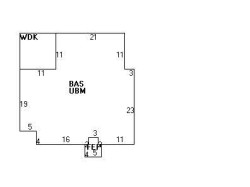 15 Manhattan Ter, Newton MA  02465-1511 floor plan