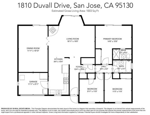 1810 Duvall Dr, San Jose CA  95130-1723 exterior