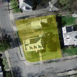 39 Mason Rd, Newton MA  02459-1505 aerial view