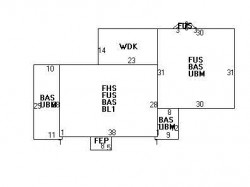 25 Devon Rd, Newton MA  02459-1647 floor plan