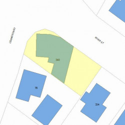 340 River St, Newton MA 02465-1438 plot plan