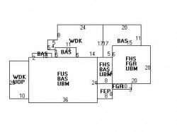 52 Kingswood Rd, Newton MA  02466-1013 floor plan
