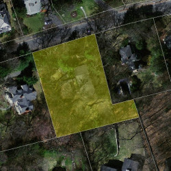 176 Highland Ave, Newton MA  02465-2510 aerial view