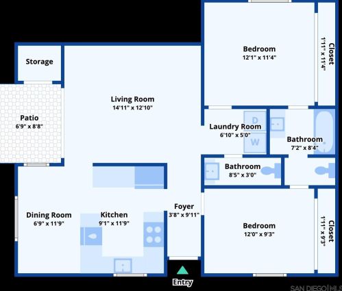 5483 Adobe Falls Rd, San Diego CA  92120-4493 exterior