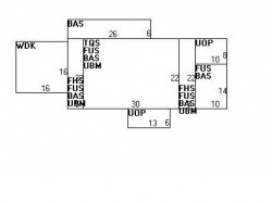 25 Moreland Ave, Newton MA  02459-2114 floor plan