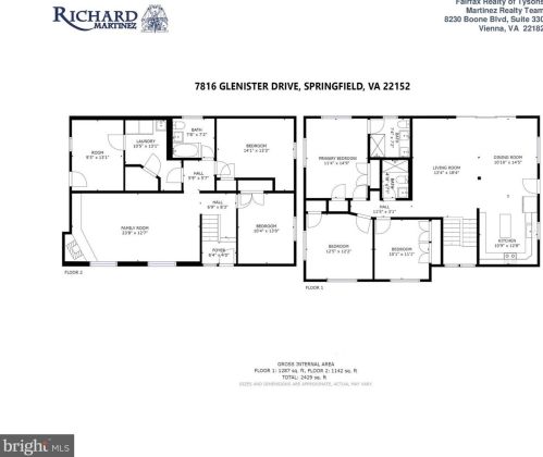 7816 Glenister Dr, Springfield VA  22152-2006 exterior