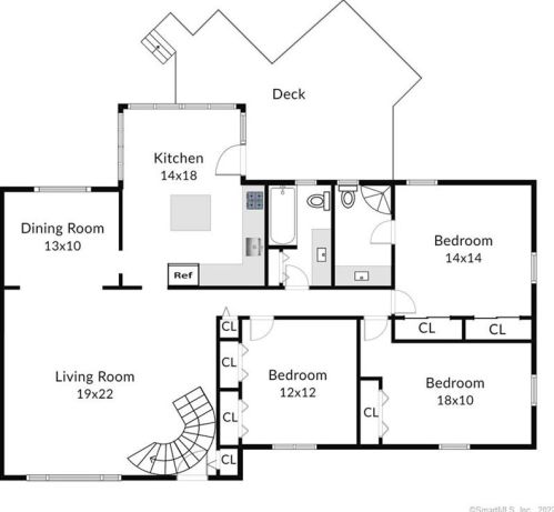 163 Barncroft Rd, Stamford CT 06902-1253 exterior