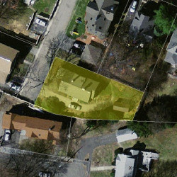 14 Edinboro Pl, Newton MA  02460-1509 aerial view