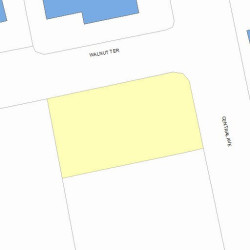 109 Central Ave, Newton MA  02460-1715 plot plan