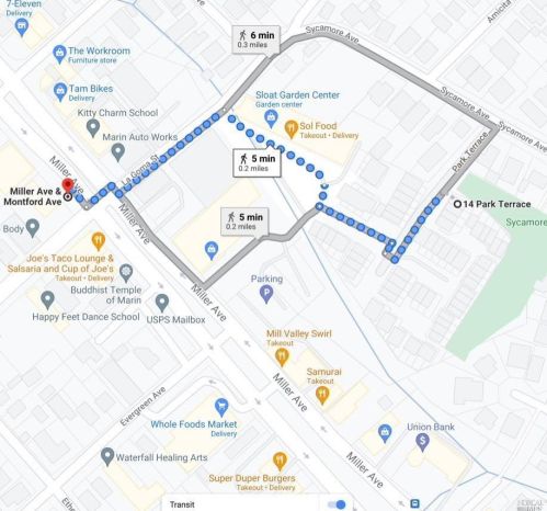 14 Park Ter, Mill Valley CA  94941-2946 exterior