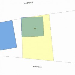 950 Boylston St, Newton MA 02461-1518 plot plan