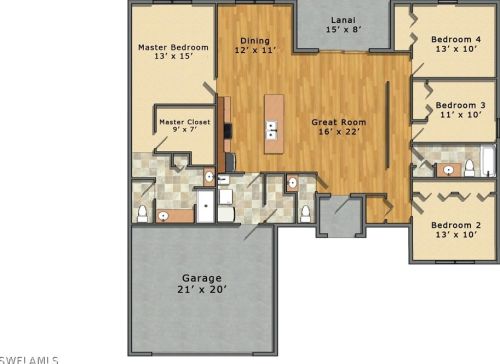 2036 16th Ter, Cape Coral, FL 33993-5818