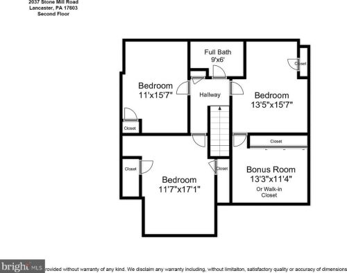 2037 Stone Mill Rd, Lancaster PA  17603-6053 exterior