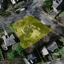 130 Cotton St, Newton MA  02458-2641 aerial view