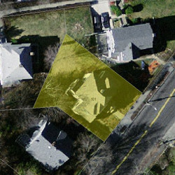 101 Grant Ave, Newton MA  02459-1348 aerial view