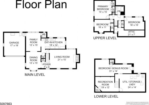 66 Ravine Ave, Nutley NJ  07110-2934 exterior